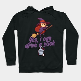 Yes, i can drive a stick Hoodie